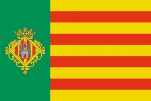 Bandera de Castellón provincia de alta calidad para exterior 123