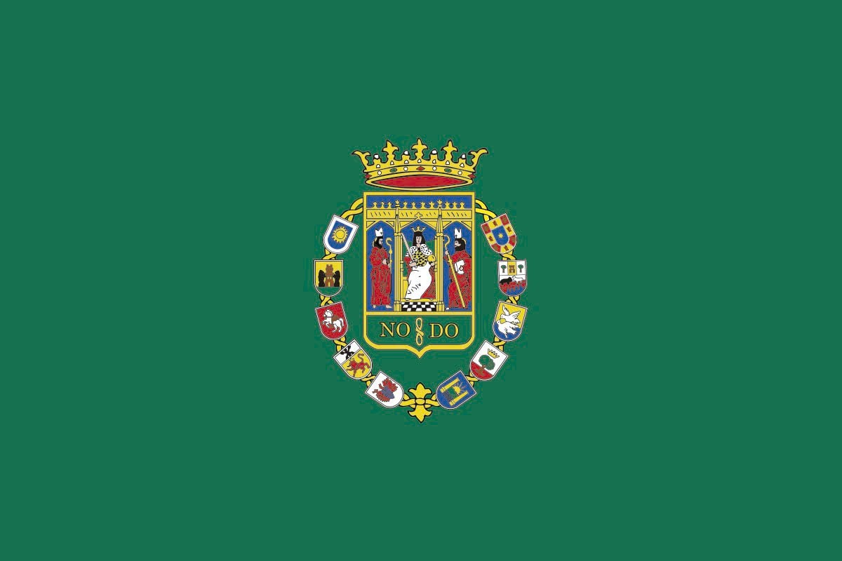 Bandera de mesa de Sevilla provincia