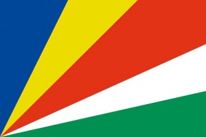 Bandera de mesa de Seychelles
