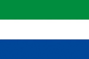 Bandera de mesa de Sierra Leóna sin escudo Bandera de mesa de Sierra Leóna sin escudo
