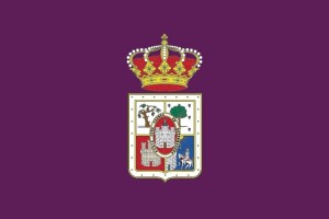 Bandera de mesa de Soria provincia