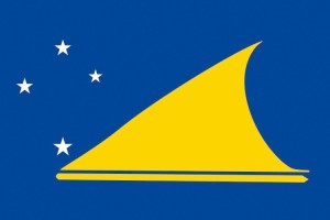 Bandera de mesa de Tokelau