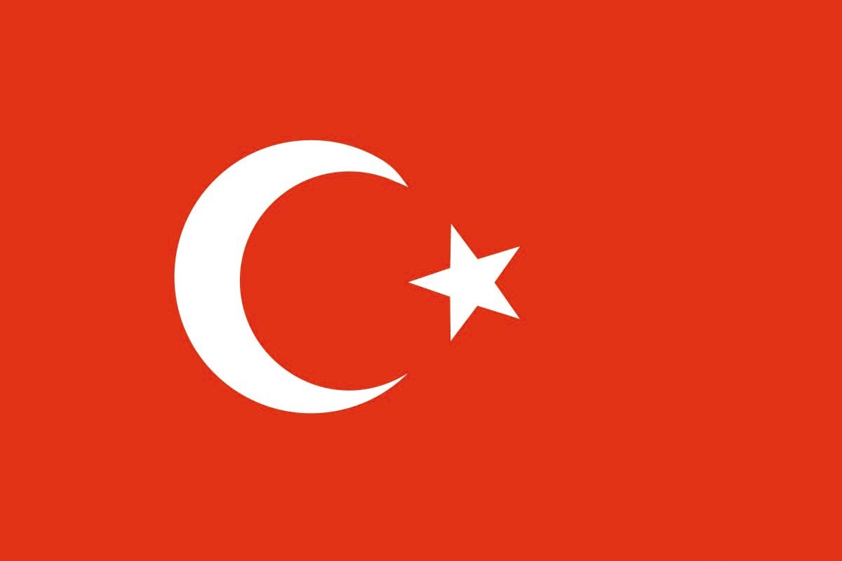 Bandera de mesa de Turquia Bandera de mesa de Turquia