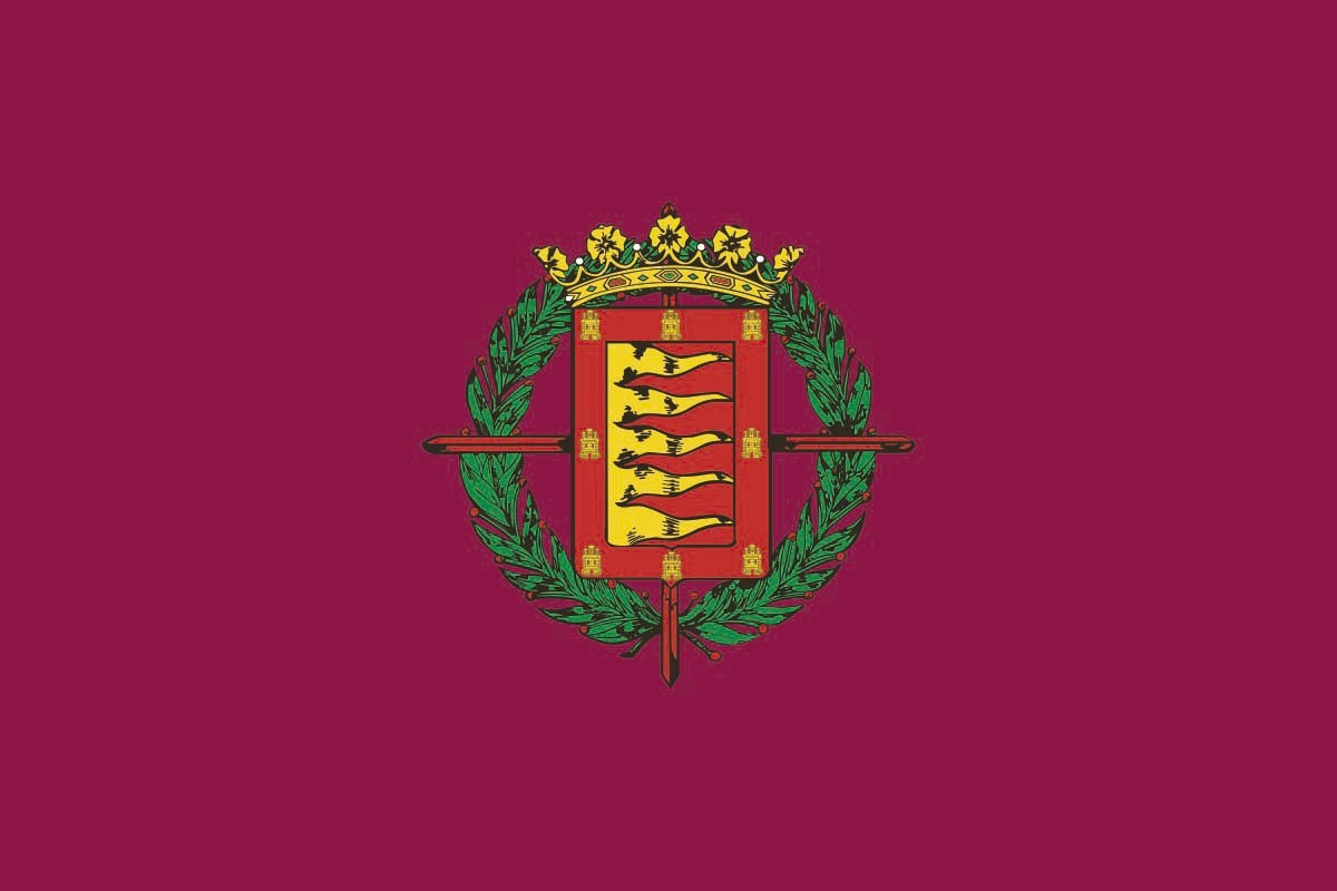 Bandera de mesa de Valladolid