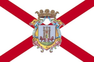 Bandera de mesa de Vitoria