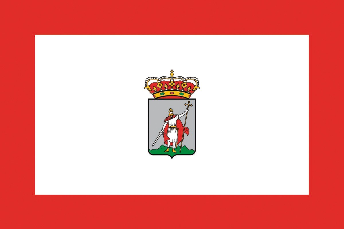 Bandera de Gijón de alta calidad para exterior Bandera de Gijón de alta calidad para exterior