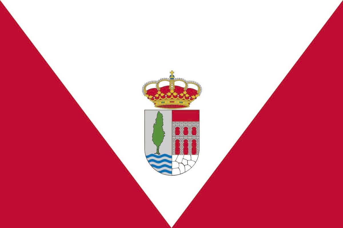 Bandera de mesa de Alameda del Valle
