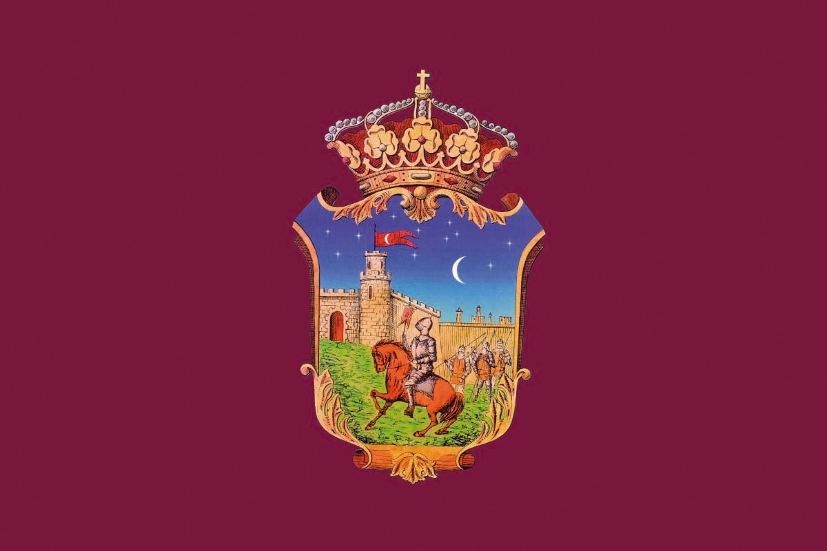 Bandera de Guadalajara capital de alta calidad para exterior Bandera de Guadalajara capital de alta calidad para exterior