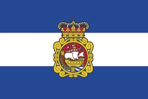 Bandera de mesa de Avilés
