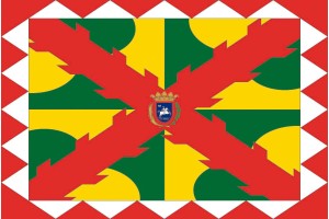 Bandera de Huesca de alta calidad para exterior 123