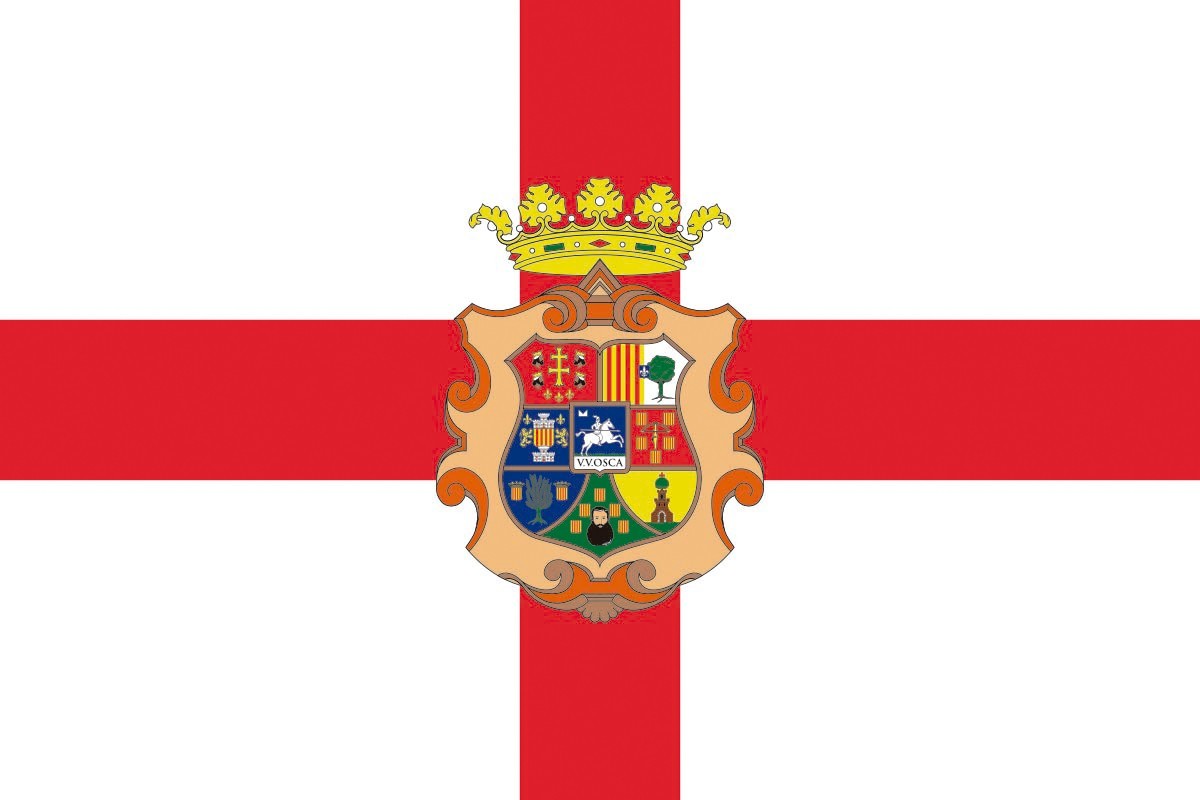 Bandera de Huesca provincia a de alta calidad para exterior Bandera de Huesca provincia a de alta calidad para exterior