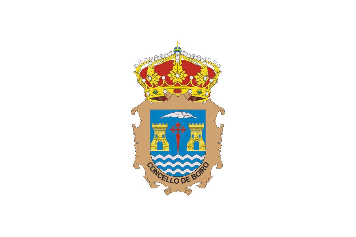 Bandera de mesa de Boiro