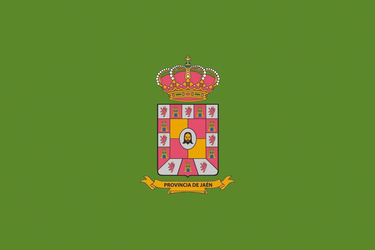 Bandera de Jaén provincia de alta calidad para exterior Bandera de Jaén provincia de alta calidad para exterior