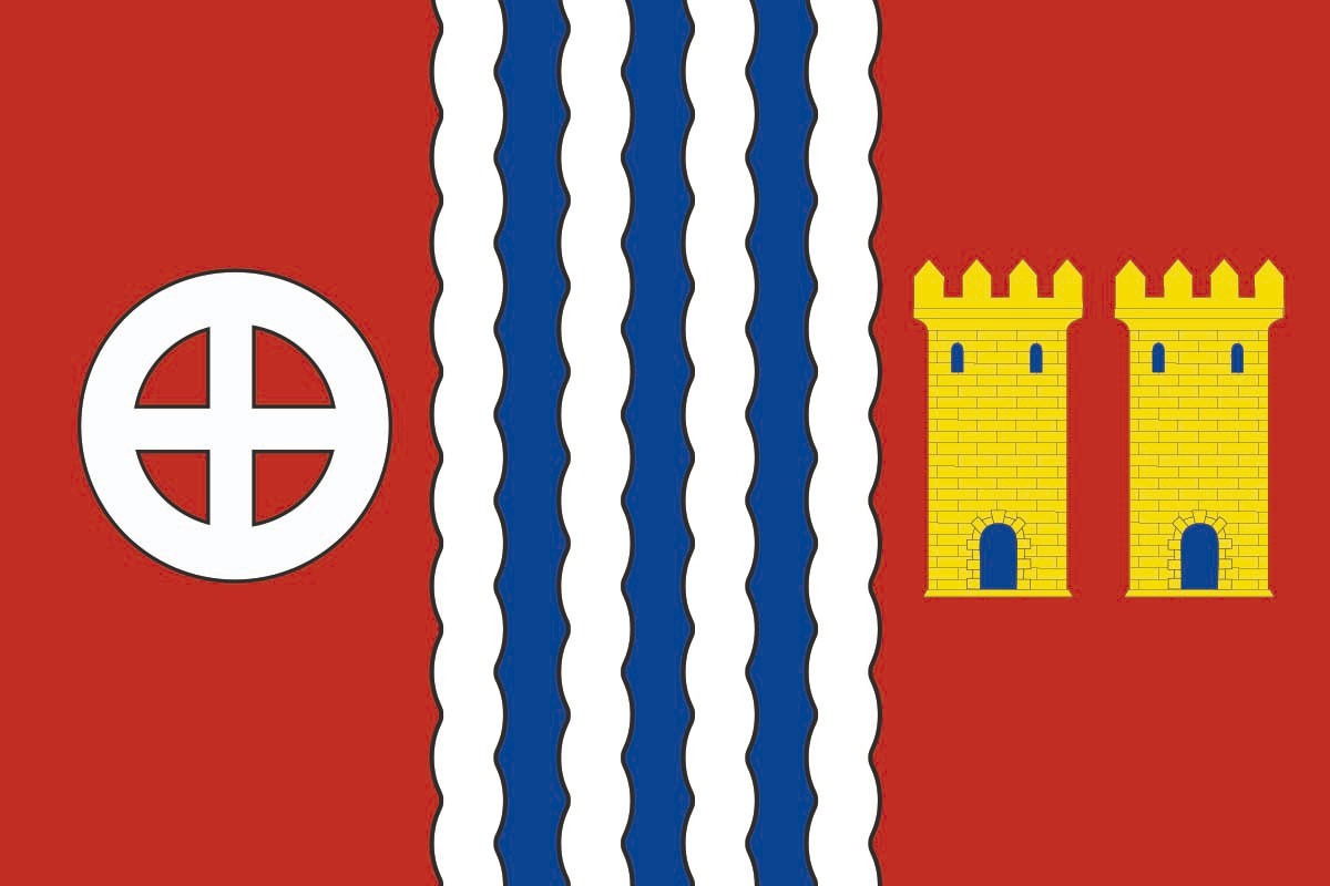 Bandera de mesa de Catoira