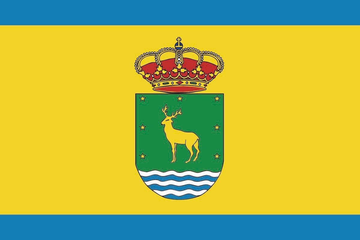 Bandera de mesa de Cervera de Buitrago