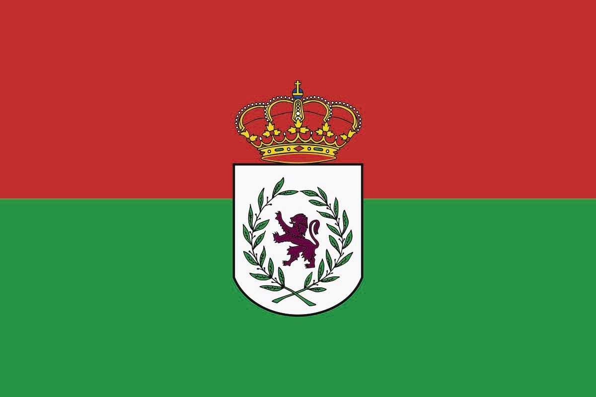 Bandera de mesa de Coslada