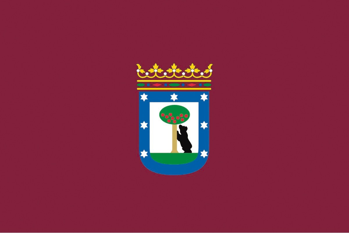 Bandera de Madrid de alta calidad para exterior Bandera de Madrid de alta calidad para exterior