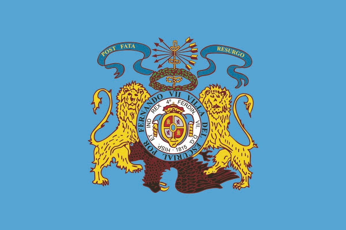 Bandera de mesa de Escorial Bandera de mesa de Escorial