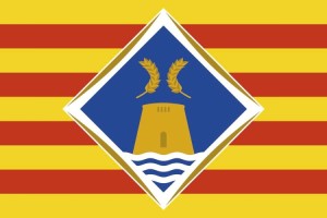 Bandera de mesa de Formentera