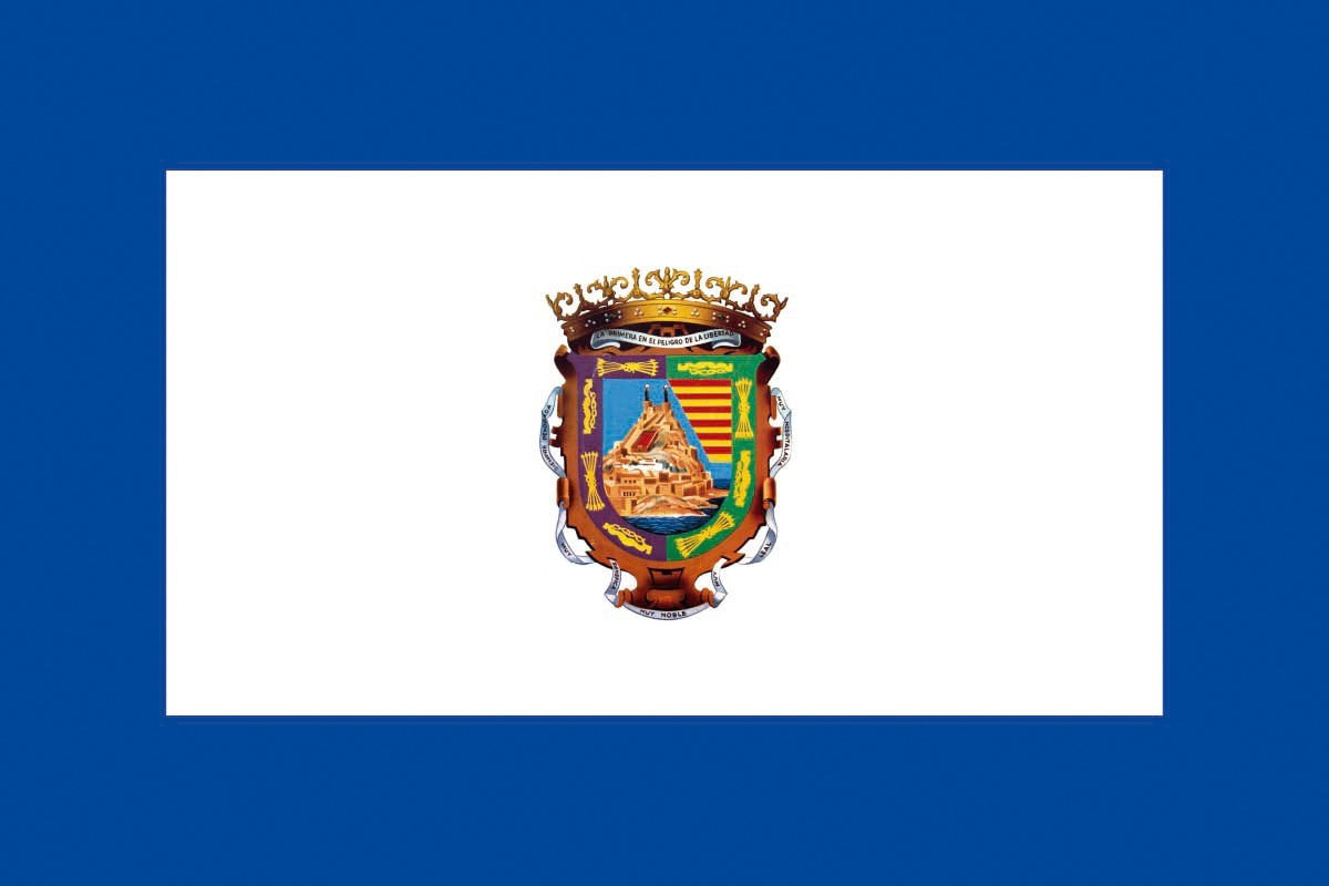 Bandera de Málaga provinci de alta calidad para exterior Bandera de Málaga provinci de alta calidad para exterior