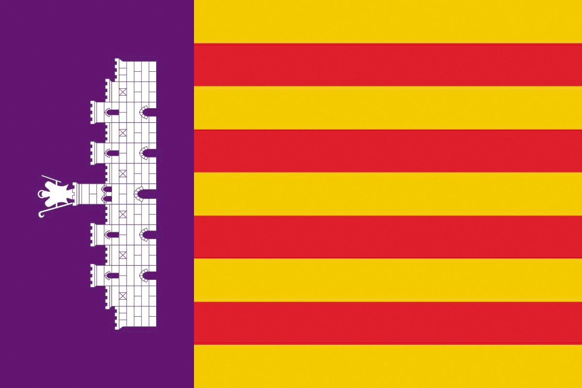Bandera de Mallorca de alta calidad para exterior Bandera de Mallorca de alta calidad para exterior