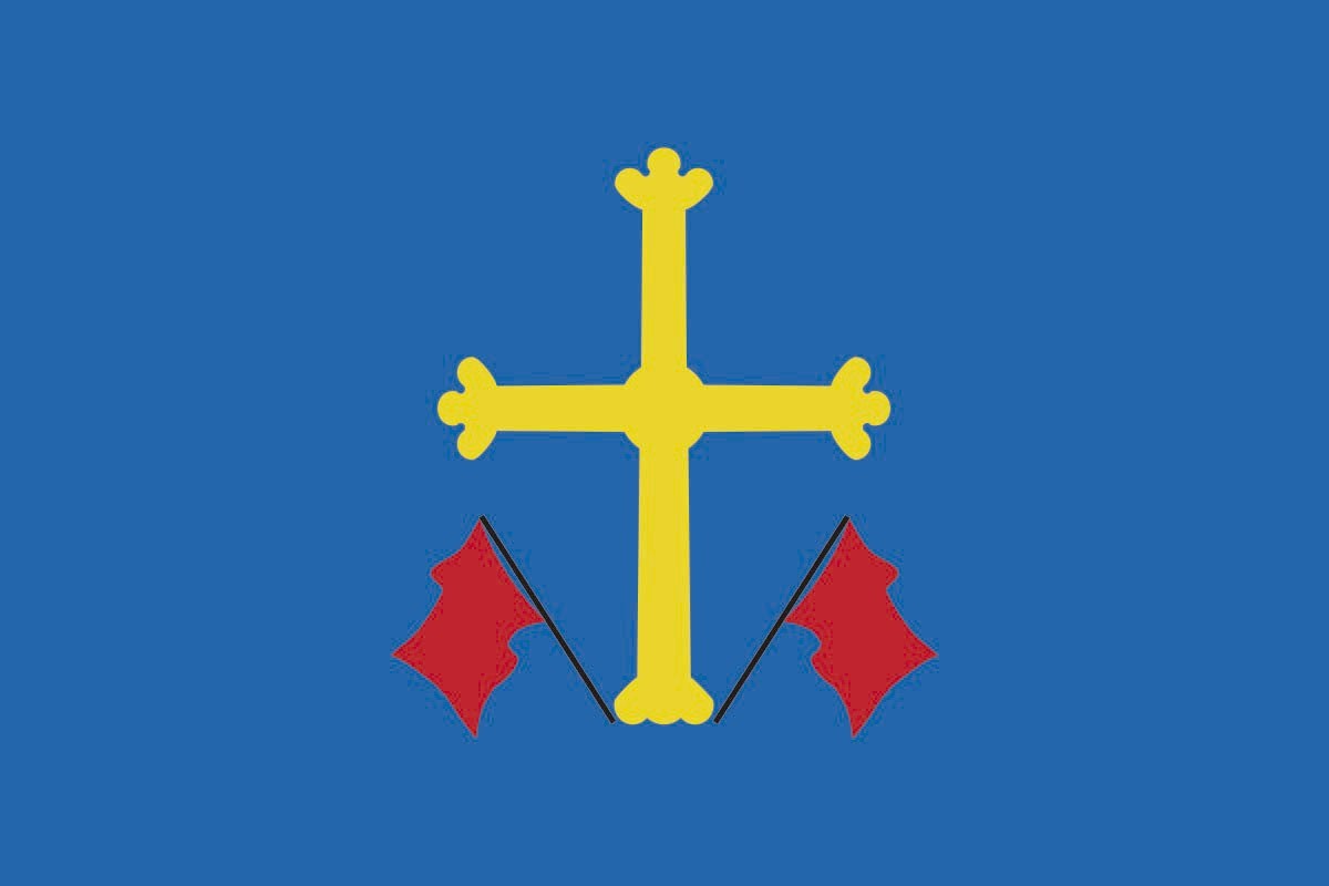 Bandera de mesa de Gozón