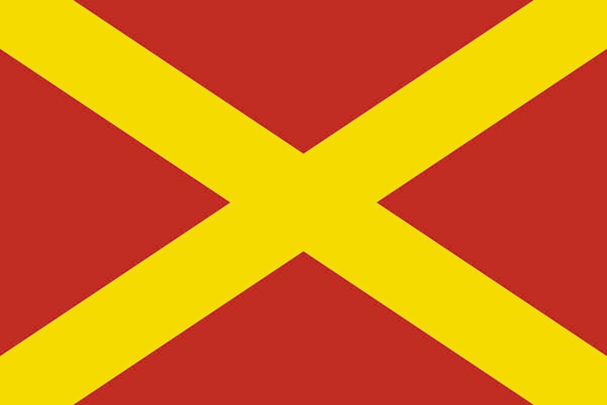 Bandera de mesa de Incio