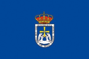 Bandera de Oviedo de alta calidad para exterior 123