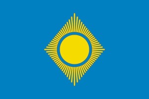 Bandera de mesa de Iruña Oka