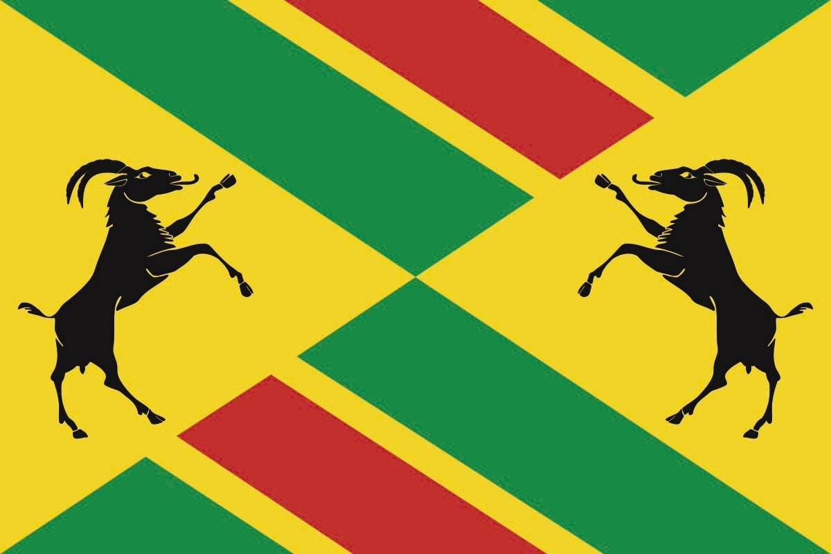 Bandera de mesa de La Cabrera Bandera de mesa de La Cabrera