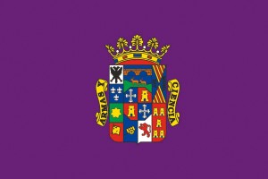 Bandera de Palencia provincia de alta calidad para exterior 123
