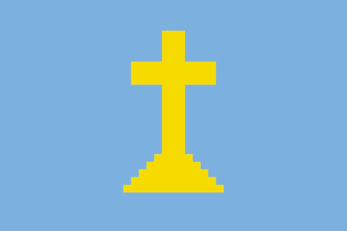 Bandera de mesa de Laracha Bandera de mesa de Laracha