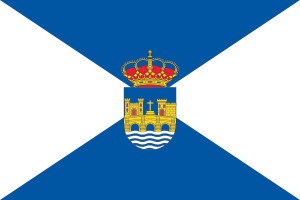 Bandera de Pontevedra de alta calidad para exterior 123