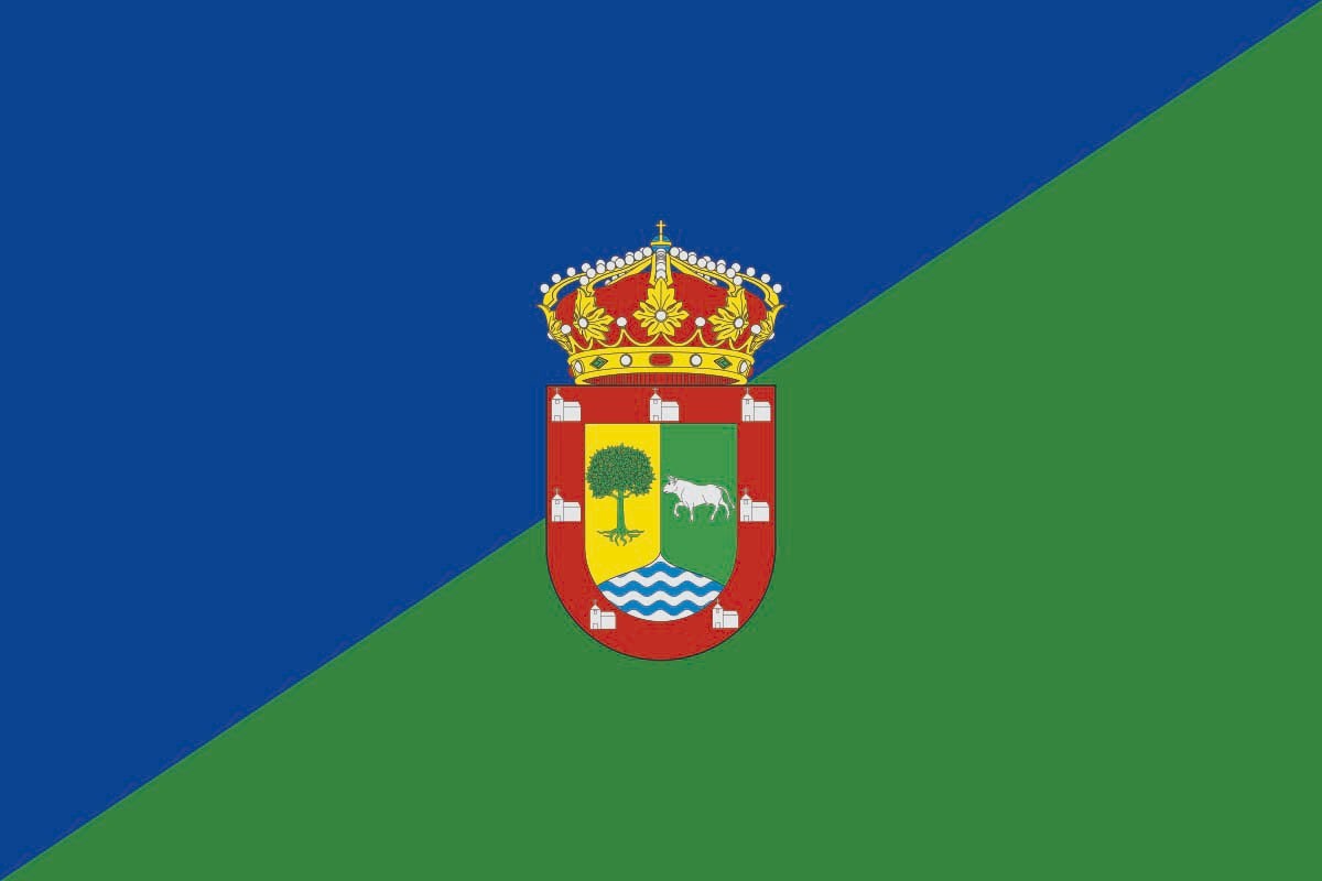 Bandera de mesa de Lozoyuela