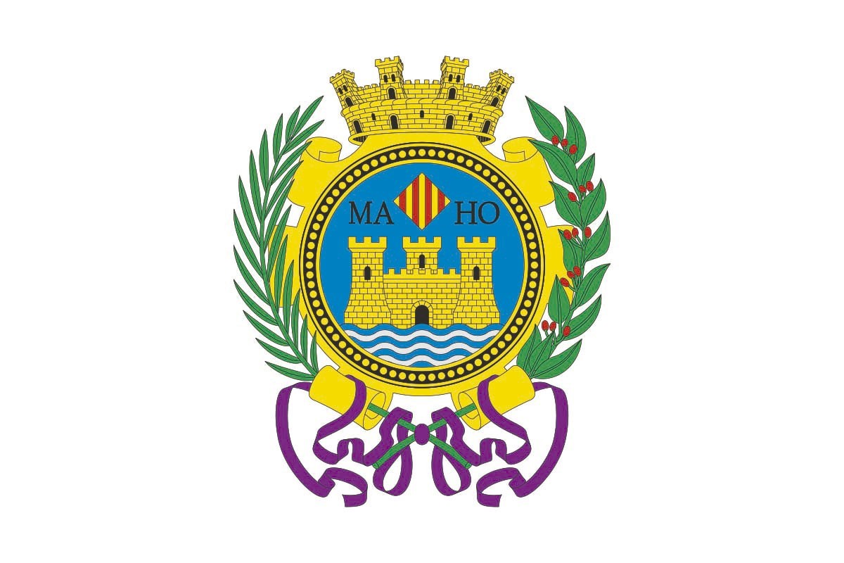 Bandera de mesa de Maó