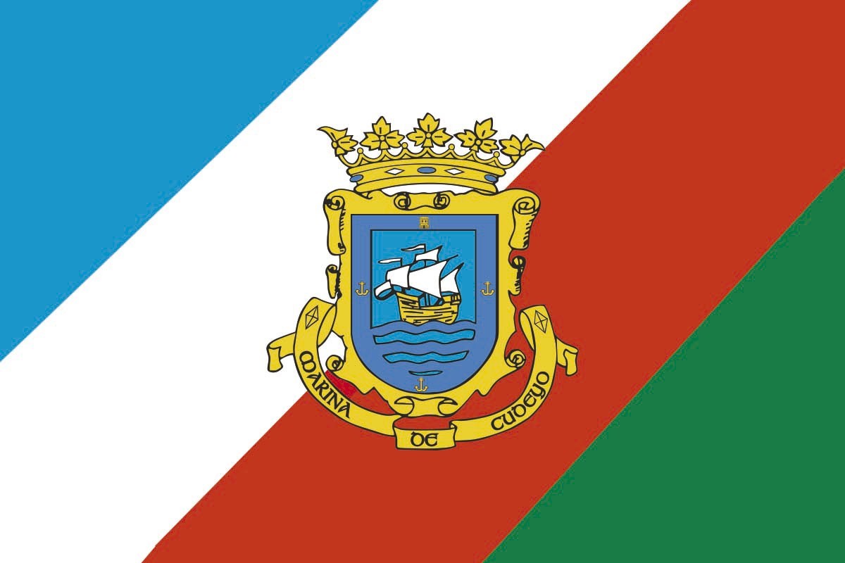 Bandera de mesa de Marina de Cudeyo
