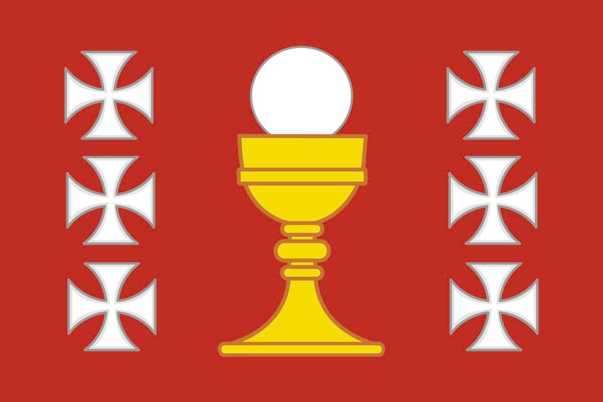 Bandera de mesa de Mondoñedo