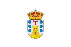 Bandera de mesa de Monforte de Lemos