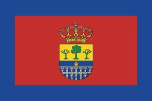 Bandera de mesa de Moraleja de Enmedio