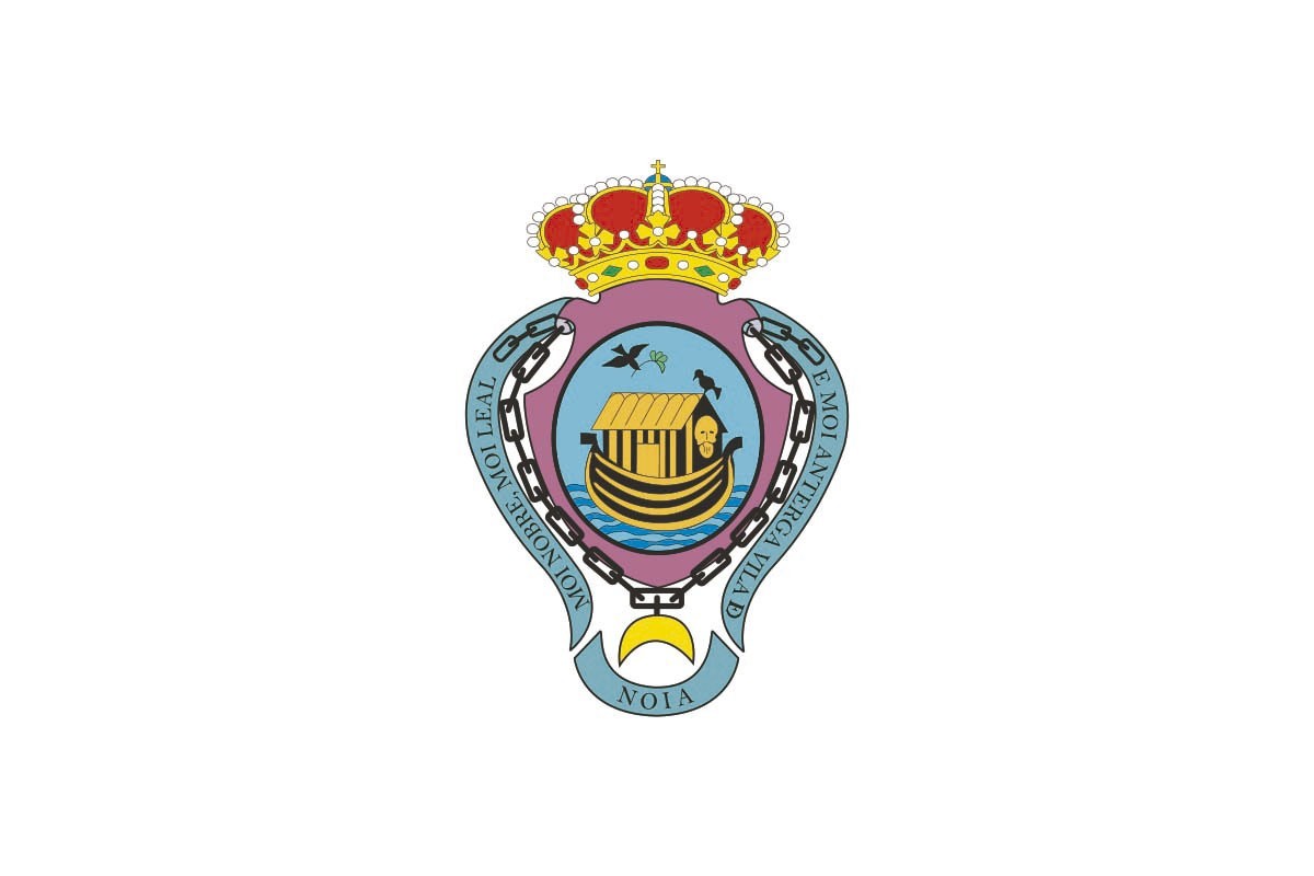 Bandera de mesa de Noia