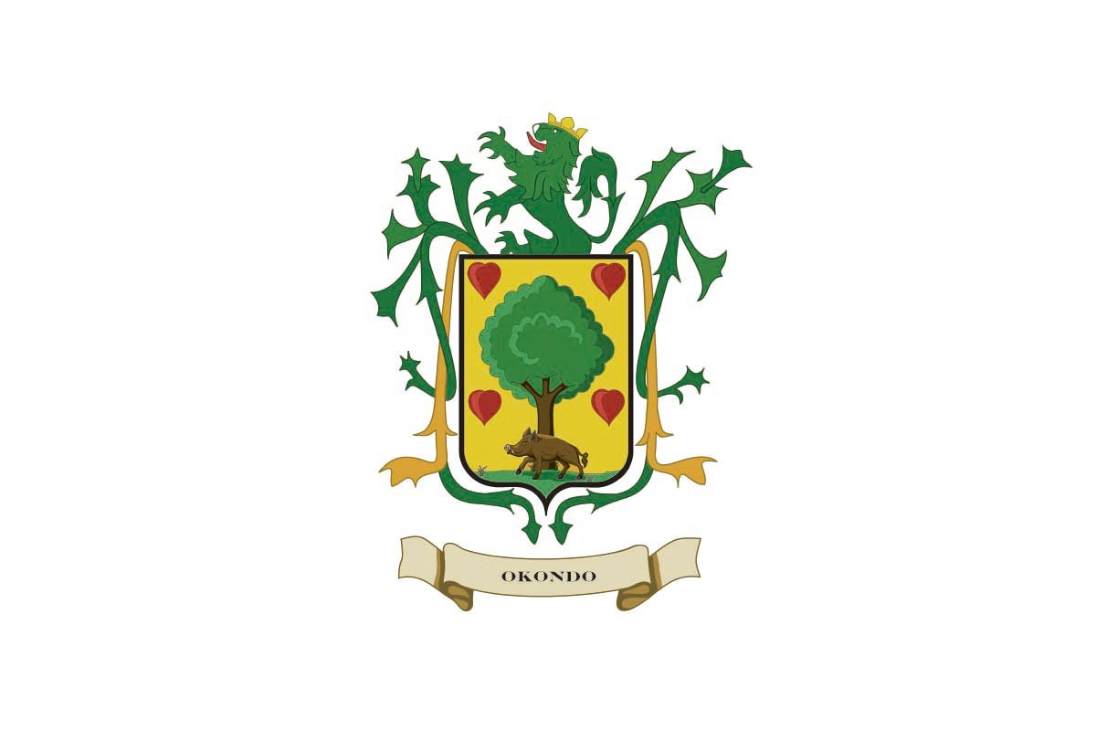 Bandera de mesa de Okondo Bandera de mesa de Okondo