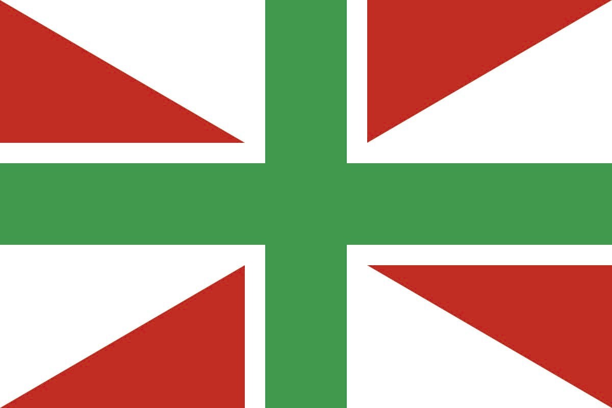 Bandera de mesa de Orozko