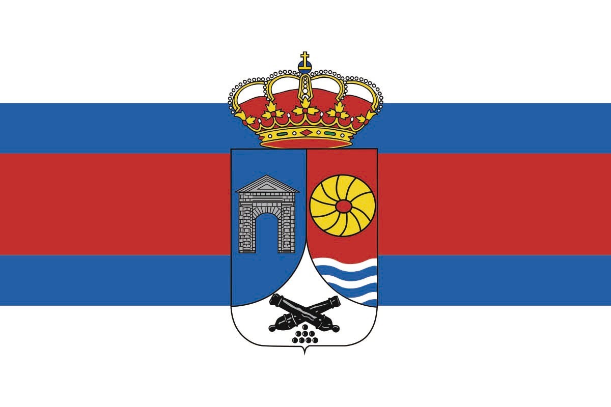 Bandera de mesa de Riotuerto