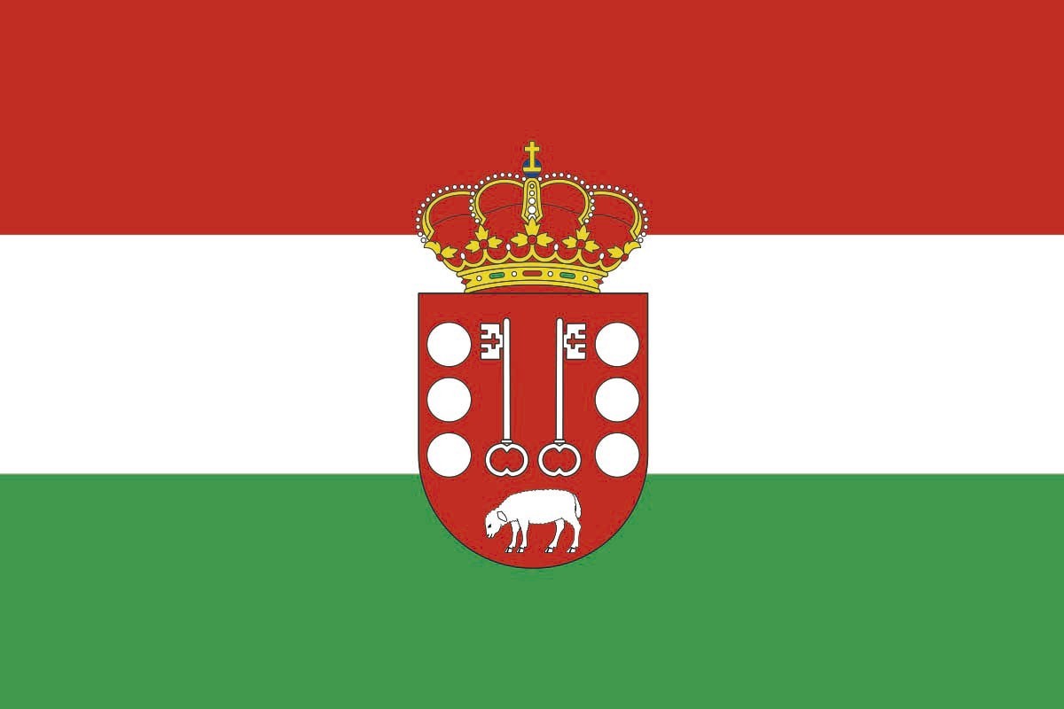 Bandera de mesa de Rozas de Puerto Real