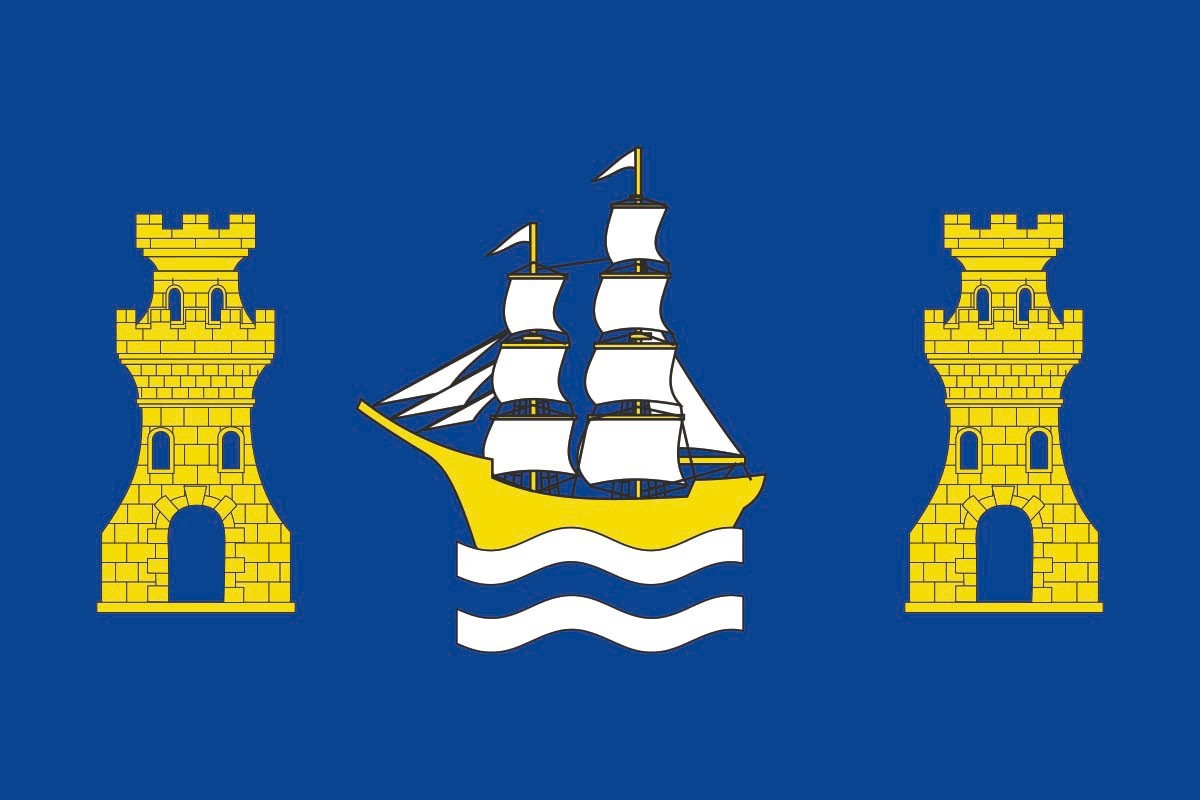 Bandera de mesa de Sada Bandera de mesa de Sada