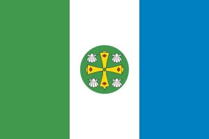 Bandera de mesa de Samos