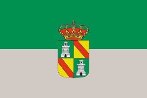 Bandera de mesa de Santa María de Cayón