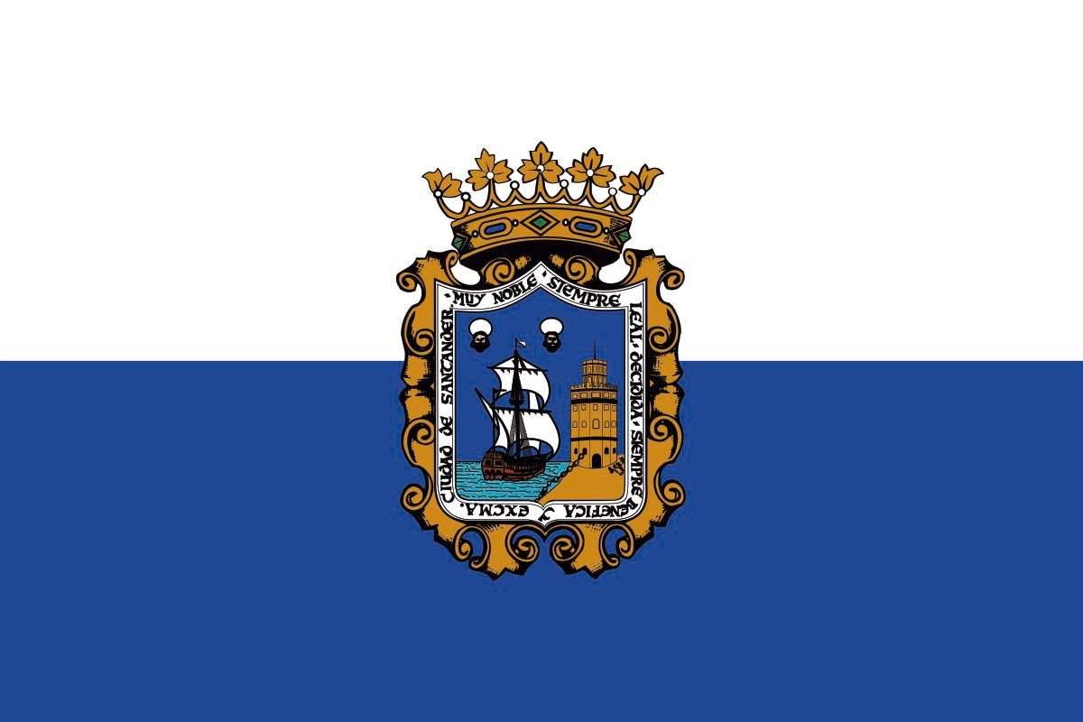 Bandera de mesa de Santander