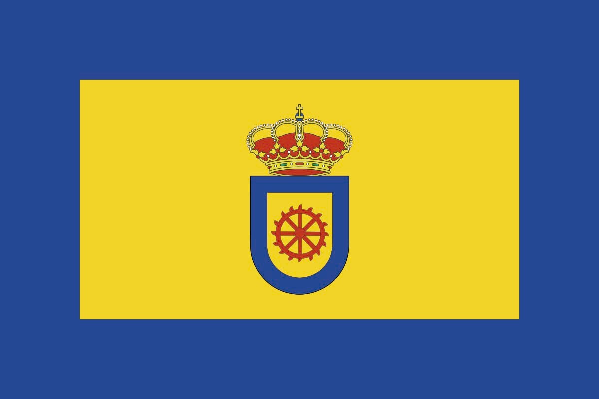 Bandera de mesa de Santiurde de Toranzo