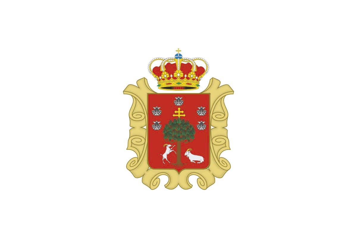 Bandera de mesa de Santo Adriano